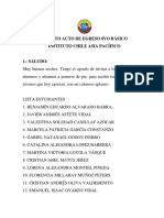 Libreto Acto de Licenciatura 8vo