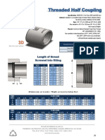 10 Threaded Half Coupling - 3D PDF