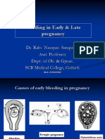 Bleeding in Early Late Pregnancy