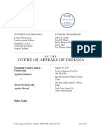 Hoagland Family Ltd. P'ship v. Town of Clear Lake, No. 18A-PL-2088 (Ind. Ct. App. Aug. 28, 2019)