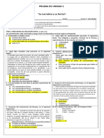 Prueba de Unidad 1 Imedio2 - Lse - Claves