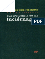 Georges Didihuberman Supervivenvia de Las Luciernagas PDF