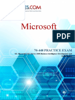 70-448 TS Microsoft SQL Server 2008, Business Intelligence Development and Maintenance