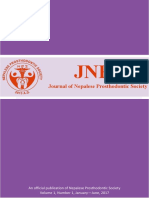 Journal of Nepalese Prosthodontic Society