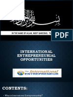 What Is International Entrepreneurship?