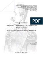 Estructura Administrativa y de Gobierno Del Poder Judicial Dem