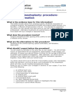 Meatotomy/meatoplasty: Procedure-Specific Information