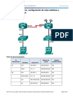 2.2.2.5 Lab - Configuring IPv4 Static and Default Routes ANDRES MORA