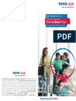 Tata AIA Life Insurance MoneyBackPlus Brochure