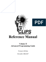 CLIPS Reference Manual 6.40 Vol II