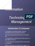 Information: Technology For Management