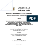 Universidad Señor de Sipán: Tesis