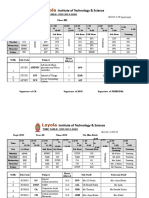 ME Time Table 2nd Yr