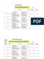 Technical Manual Index