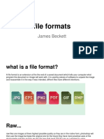 File Formats: James Beckett