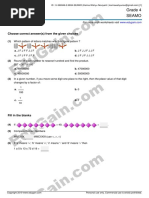 Grade 4 Seamo: Choose Correct Answer(s) From The Given Choices