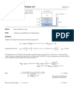 Problem 3.27: Given: Find: Solution