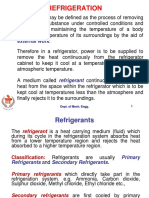 Properties of Refrigerant