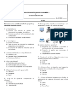 Examen Diagnostico Primero y Segundo