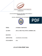 Ayacucho-Perú 2016: Facultad de Ciencias Contables, Financieras Y Administrativas