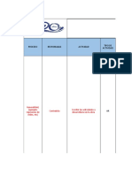 Matriz Aspectos - Gestion Ambiental para Contratistas