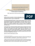 The Agriculture and Fisheries Modernization Act of 1997: A Collective Approach To Competitiveness