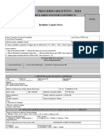 Formulário Socioeconômico 2020 Canção Nova