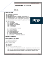 Ensayo A Traccion - Resistencia de Materiales