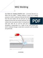 MIG Welding: Gas Metal Arc Welding (GMAW)