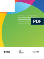 Protocolo para El Abordaje de Situaciones de Maltrato A Niñas, Niños y Adolescentes