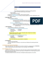 Mechanisms of Drug Interactions: A. Absorption