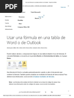 Usar Una Fórmula en Una Tabla de Word o de Outlook - Soporte de Office