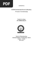 Lab Manual For Down Stream Process Lab