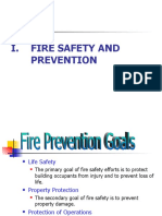 Fire Safety and Prevention