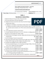 IV I and Optical Fiber Communication