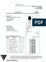 Silicon NPN Power Transistor D209L: Description