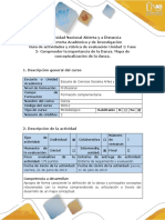 Guía de Actividades y Rúbrica de Evaluación. Unidad 1 Fase 2 - Comprender La Importancia de La Danza. Mapa de Conceptualización de La Danza.