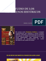 Estudio de Los Fenómenos Históricos