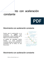 Movimiento Con Aceleración Constante