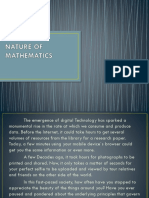 Patterns and Numbers in Nature