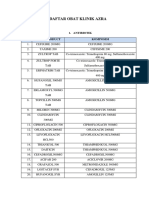 Daftar Obat Klinik Azra: 1. Antibiotik No Nama Product Komposisi