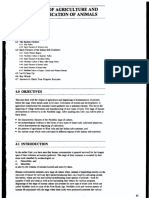 Unit 4 Origin of Agriculture and Domestication of Animals: Structure