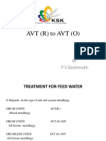 FEED WATER TREATMENT FROM AVT (R) TO AVT (O) L