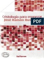 José Ramón Busto Saiz - Cristología para Empezar (2009) PDF