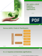 ISO 14001 v.2015 Aspectos Ambientales Significativos: El Rincón Del Sueko