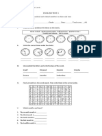 Cardinal and Ordinal Numbers in Dates and Time