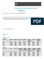 Banking Finance and Insurance Award Ma000019 Pay Guide