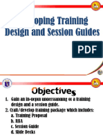 Developing Training Design and Session Guides