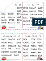 Grupo de Palavras 1º Ano Cad Leitura