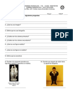 Examen Diagnostico 1o SECUNDARIA ARTES VISUALES